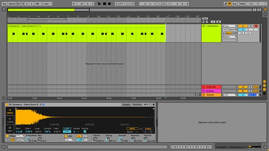 formation ableton simpler mao